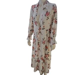 Floral Print Women's Duster/Kimono